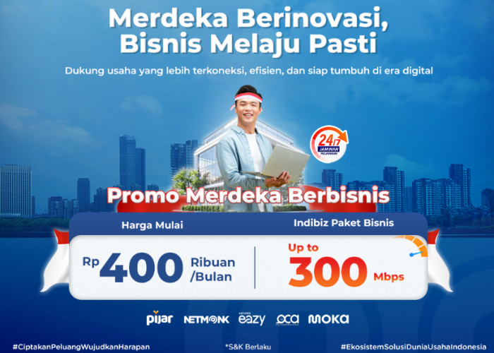 Rayakan 80 Tahun Indonesia Merdeka, Telkom Berikan Promo Berlangganan Paket Indibiz