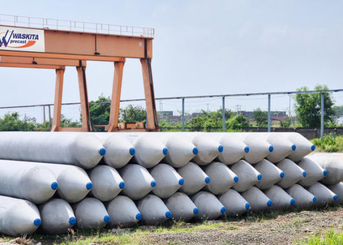 Dipercaya pada Proyek Energi Strategis, WSBP Suplai 11.089 Batang Spun Pile untuk Proyek UCC Tangguh di Papua 
