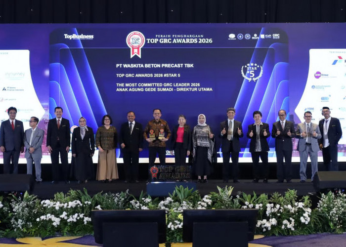 Konsisten Terapkan GRC, Waskita Beton Precast Kembali Raih 5 Stars pada TOP GRC Awards 2026