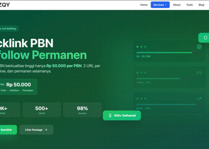 Rizqy.id Luncurkan Layanan Backlink PBN Premium untuk Perkuat Visibilitas Website di Mesin Pencari