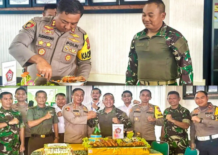 HUT ke-79 TNI, Dandim 1201 Terima Kejutan Hangat dari Polres Mempawah