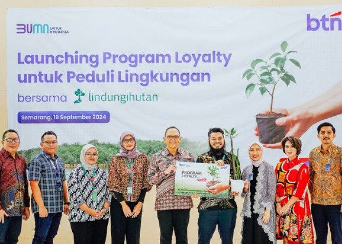 Bank BTN Gandeng LindungiHutan dalam Program Loyalty Poin Peduli Lingkungan