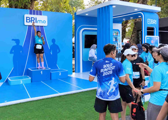Di tengah Kerumunan Solo Run Fest 2026, BRI Eksis Hadirkan Layanan Perbankan