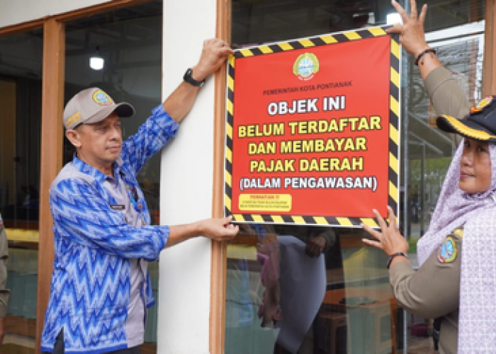 Tercatat Menunggak Pajak, Lima Resto dan Kafe Dilabeli Stiker Merah Oleh TPPD Kota Pontianak