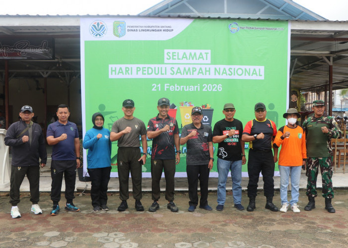 Wujudkan Sintang Kota Bersemi, Pemkab Sintang Perkuat Gerakan Rutin Pungut Sampah