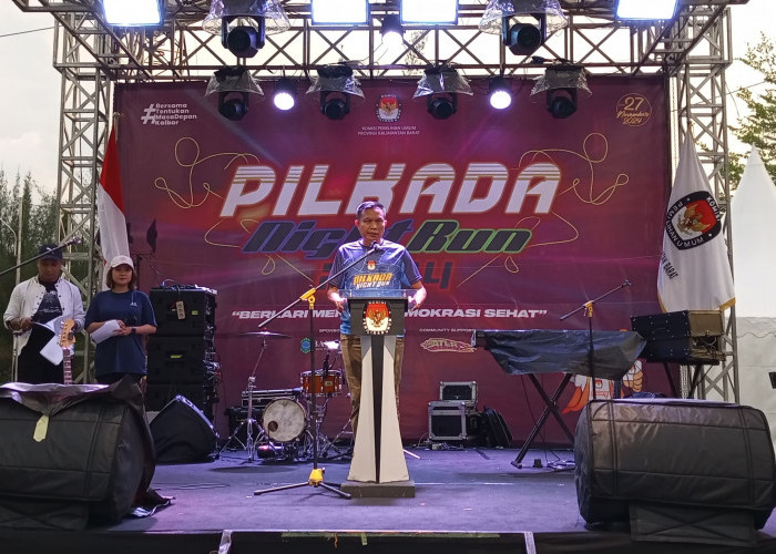 Buka Pilkada Night Run 2024, Ketua KPU Kalbar Dorong Partisipasi Politik Masyarakat di Pilkada