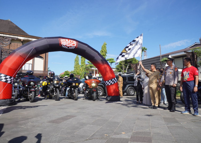 Wali Kota Pontianak Lepas 65 Peserta MBCI Rally 3rd Touring ke Malaysia dan Brunei