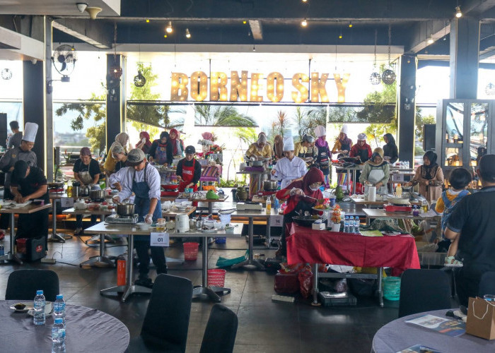Semarak Hari Jadi Pontianak ke-254, Borneo Hotel Gelar Lomba Masak Ikan Asam Pedas