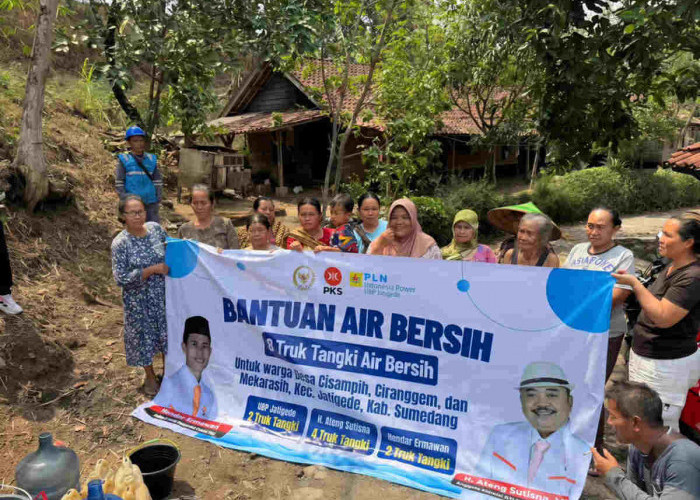 PLN Indonesia Power Hadirkan Air Bersih bagi Masyarakat Desa Ciranggem Kecamatan Jatigede