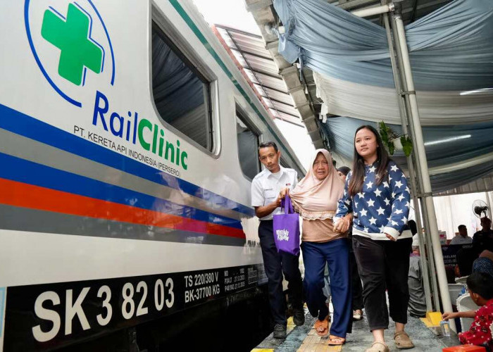 KAI Divre IV Tanjungkarang Hadirkan Rail Clinic di Stasiun Kotabumi, Wujud Pelayanan dan Edukasi Kesehatan unt