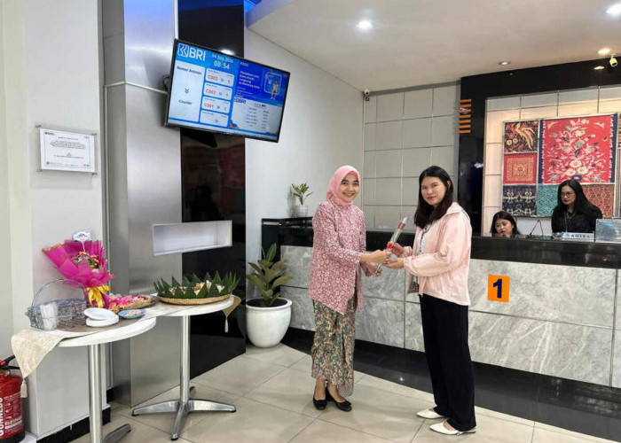 Hangat dan Berbudaya, BRI BO Sunter Sambut Nasabah di Hari Pelanggan Nasional