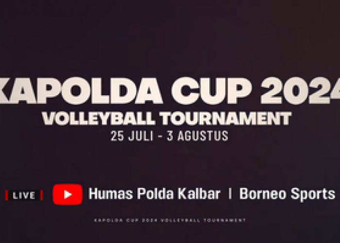 Jadwal Kapolda Cup Kalbar 2024 Kamis 25 Juli, Live 10.00 WIB di YouTube Humas Polda Kalbar!