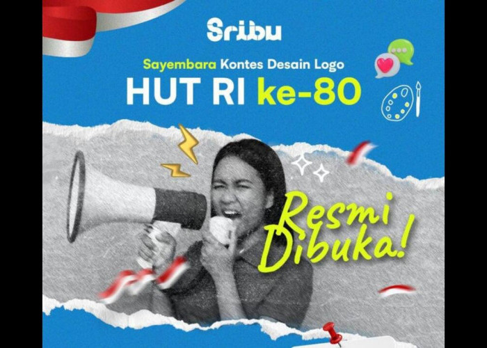 Logo HUT RI ke-80 Belum Kunjung Rilis, Sribu Resmi Gelar Sayembara Desain Logo Terbuka