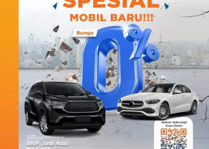 BRI Finance Berikan Promo Bunga 0% Untuk Mobil Baru, Khusus Nasabah BRI