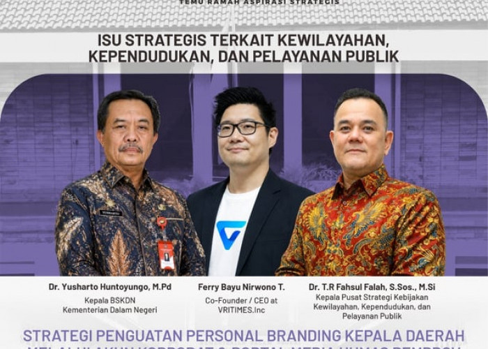 BSKDN Kemendagri dan VRITIMES Dorong Penguatan Personal Branding Kepala Daerah Melalui Akun Resmi Humas Pempro