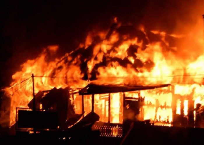 Sebanyak 12 Rumah Hangus Terbakar di Balangan, Beruntung Tidak ada Korban Jiwa