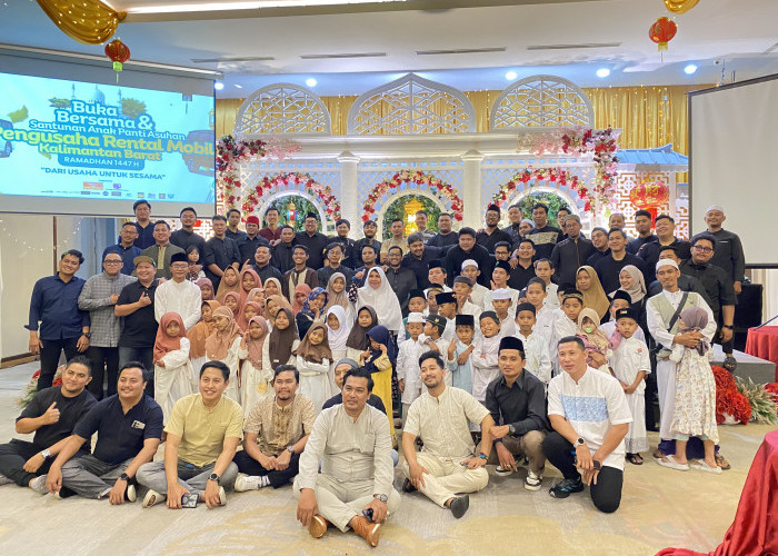 Wujud Kepedulian Sosial, Pengusaha Rental Mobil se-Kalbar Gelar Buka Bersama Anak Yatim di Pontianak