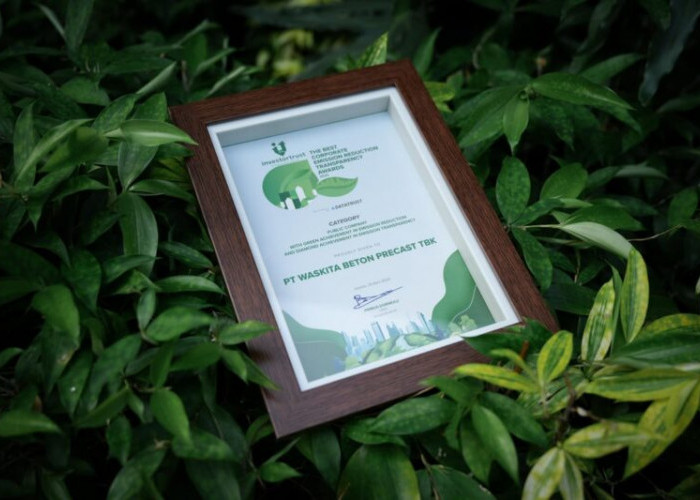 WSBP Terima Penghargaan pada The Best Corporate Emmision Reduction Transparency Awards 2025