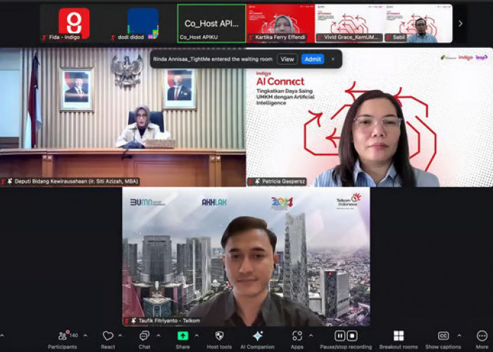 Telkom Indonesia Tingkatkan Kapasitas UMKM dengan Wawasan AI di Webinar AI Connect