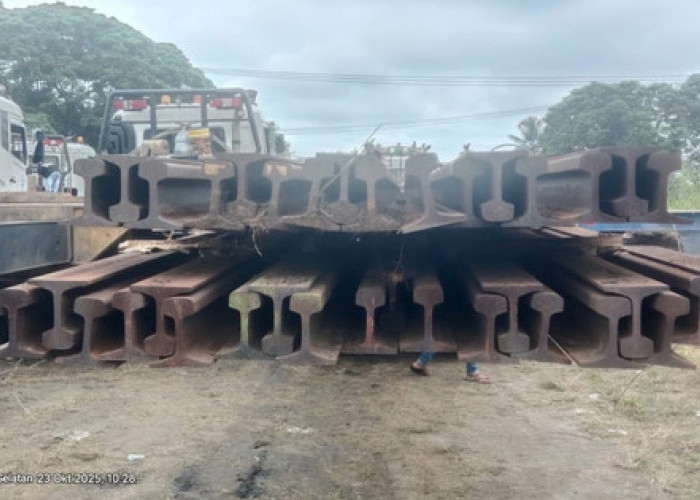 KAI Logistik Distribusi 1.350 Ton Rel untuk Prasarana Perkeretaapian Nasional