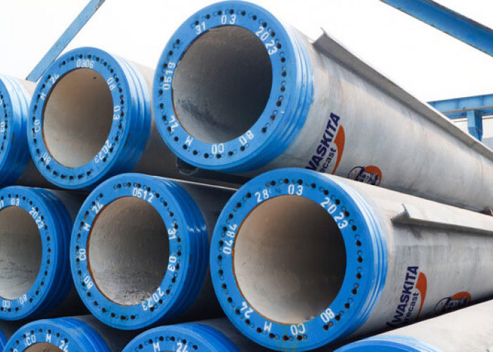 WSBP Perkuat Perannya dalam Infrastruktur Nasional Lewat Produksi Spun Pile Berukuran Besar