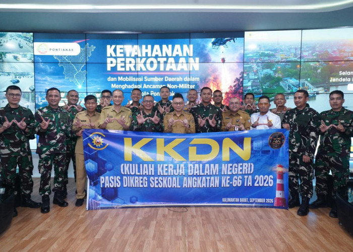 Perwira Dikreg Seskoal Angkatan ke-66 Belajar Penanganan Karhutla Pontianak