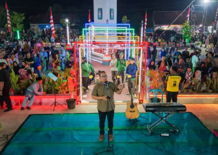 Bupati Sujiwo Sulap Tugu Langsat Jadi Ruang Publik Baru di Kubu Raya