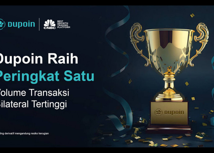 Dupoin Kembali Raih Peringkat Pertama sebagai Pialang dengan Volume Transaksi Terbesar September 2025 versi JF