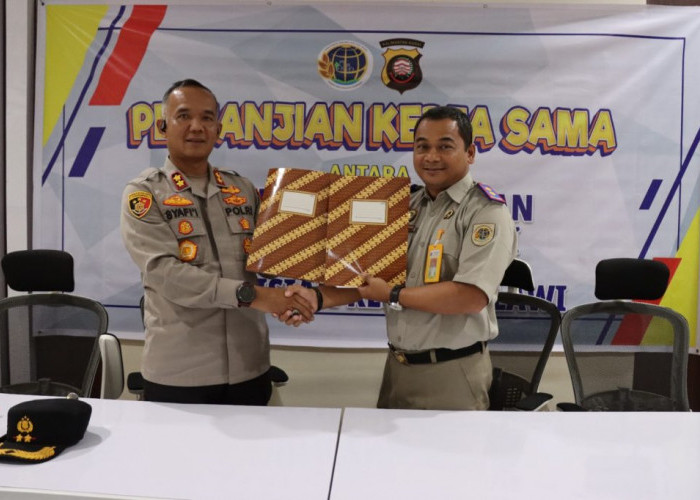 Penandatanganan MOU Antara Kantor Pertanahan Kabupaten Melawi dan Polres Melawi