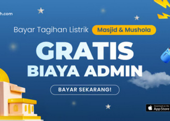 Hotelmurah.com Ringankan Tagihan Listrik Masjid dan Mushola dengan Gratiskan Biaya Admin