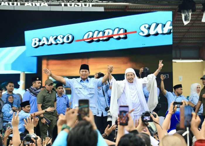 Prabowo Subianto Menjanjikan Kabinet Terbaik di Kampanye Semarang