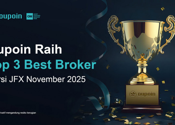 Dupoin Raih Top 3 Pialang dengan Volume Transaksi Terbesar November 2025 versi JFX