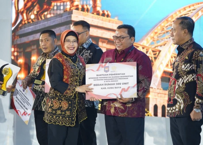 Kubu Raya Terbaik Regional Kalimantan dalam Implementasi Program Tiga Juta Rumah