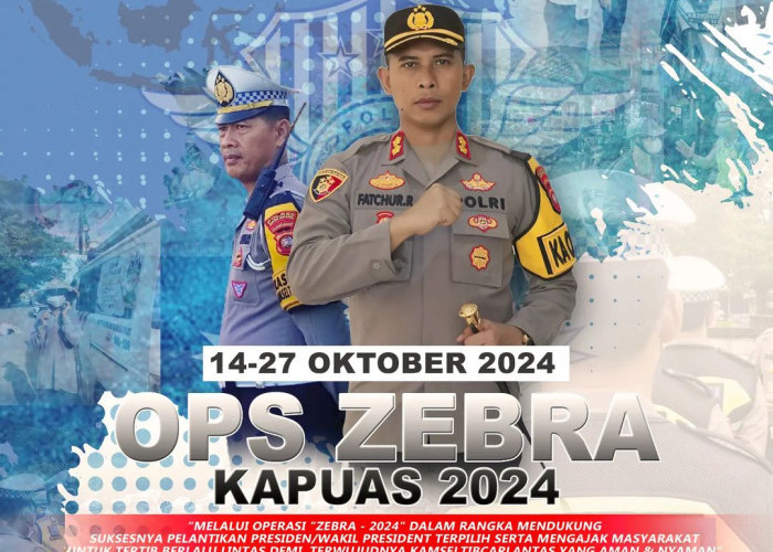 Polres Singkawang Gelar Operasi Zebra Kapuas, Wujudkan Kamseltibcarlantas yang Aman dan Nyaman