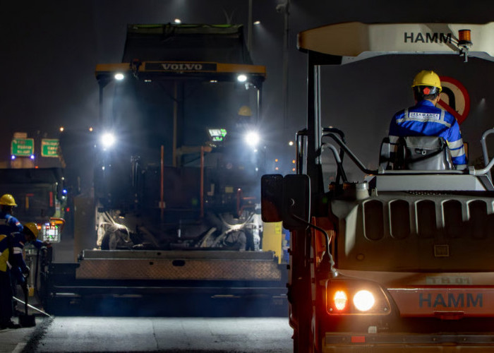 PT Jasamarga Tollroad Maintenance Gelar Pemeliharaan Perkerasan di Sejumlah Titik Ruas Tol Jagorawi