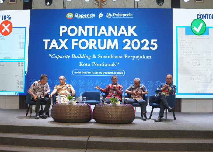 Sosialisasi Perpajakan Daerah, 120 Pengusaha Hadir di Pontianak Tax Forum 2025