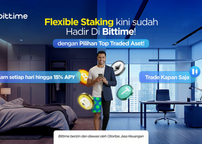 Bittime Resmi Luncurkan Fleksibel Staking dengan Top-Traded Assets, Hadirkan APY Tertinggi