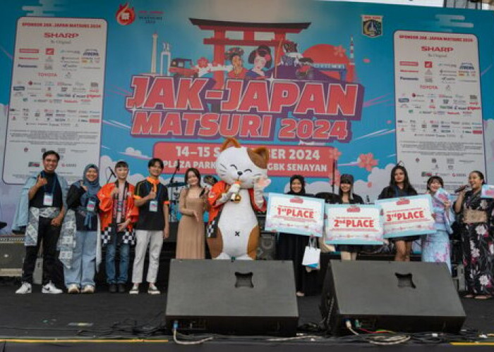 Karaoke Manekineko Sukses Gelar Grand Final Kira Kira Uta Ani Song di Jak Japan Matsuri 2024