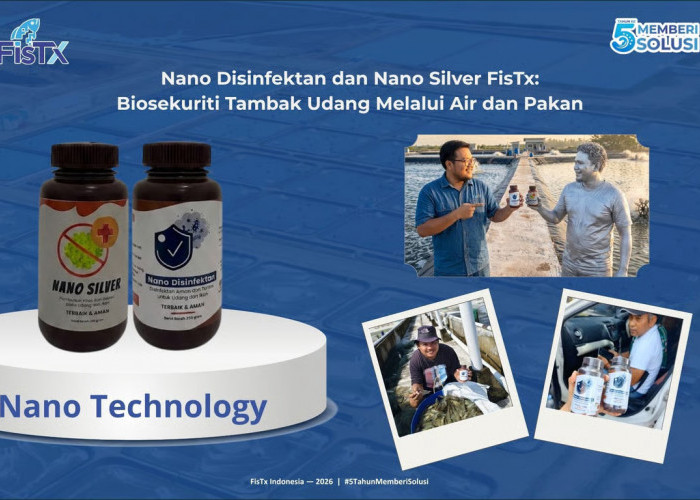 Biosekuriti Tambak Udang Melalui Air dan Pakan, Tanpa Andalkan Antibiotik