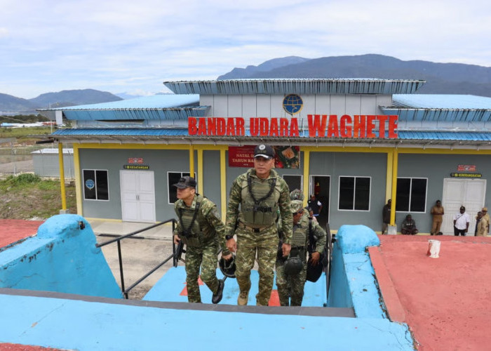 Bandara Perintis Papua Kembali Kondusif, Kepala Staf Kogabwilhan III Pastikan Aktivitas Masyarakat Segera Norm