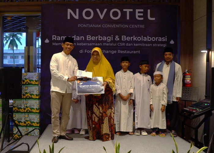 Novotel Pontianak Gelar CSR Ramadan Berbagi, Undang Anak Yatim dan Mitra Corporate