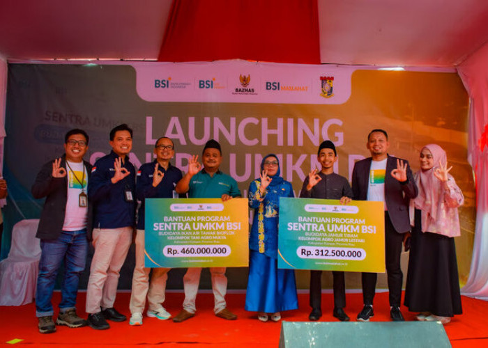 BSI Maslahat Resmikan Sentra UMKM Ikan Air Tawar di Kabupaten Kampar, Riau