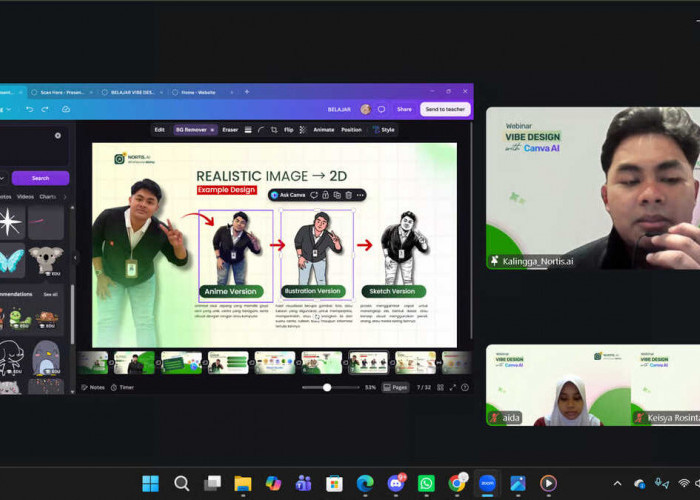 Telkom AI Center Malang Dukung Pengembangan Skill Digital melalui Vibe Design with Canva AI