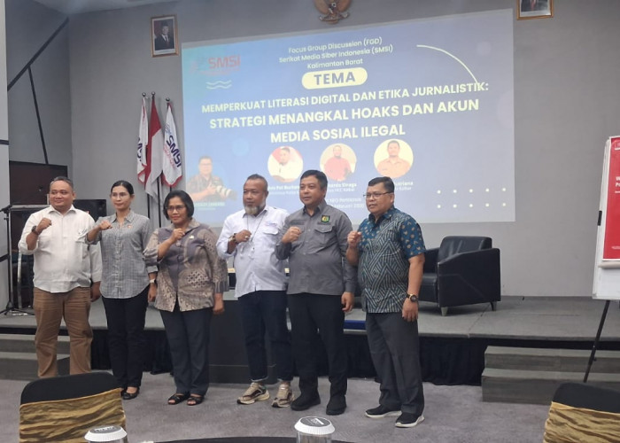 Peringati HPN 2026, SMSI Kalbar Bahas Strategi Menangkal Hoaks Lewat FGD Literasi Digital
