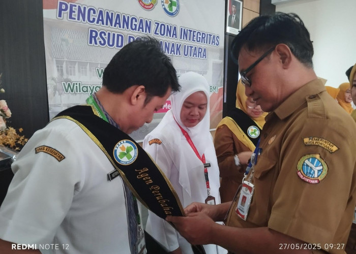 RSUD Pontianak Utara Canangkan Zona Integritas Menuju WBK dan WBBM