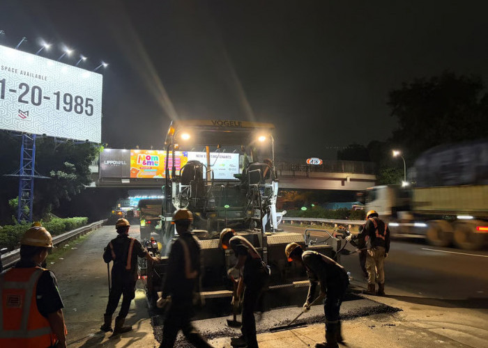 JMTM Laksanakan Pemeliharaan Jalan Tol Jakarta–Tangerang