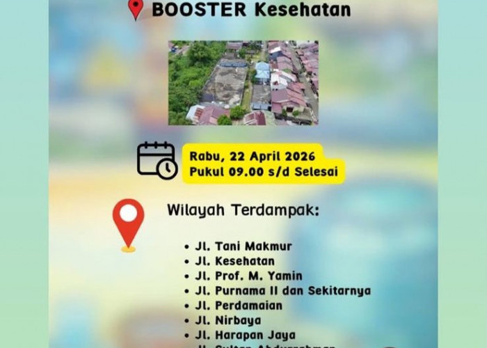 Perumdam Tirta Khatulistiwa Umumkan Gangguan Pelayanan Akibat Pengurasan Booster Distribusi