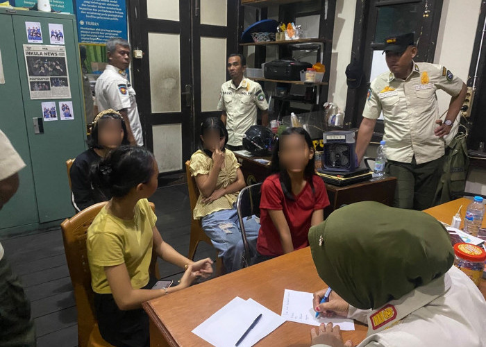 Satpol PP Pontianak Amankan 4 Anak Langgar Jam Malam