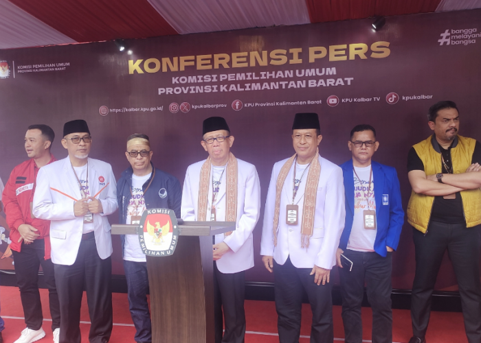 Sutarmidji dan Didi Haryono Lakukan Pendaftaran Pencalonan Gubernur dan Wakil Gubernur di KPU Kalbar