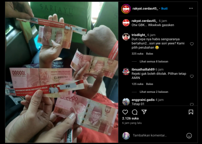 Diluar Nalar: Ketua DPD PSI Kota Pontianak Berterima Kasih atas Sogokan Money Politic yang Mengatasnamakan PSI